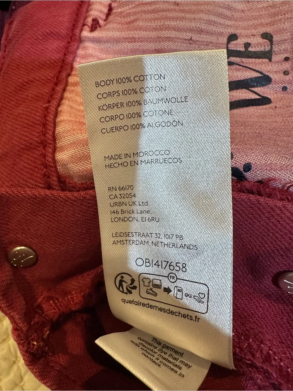 Free People We The Free Ziggy Shortalls in a red berry wash size small